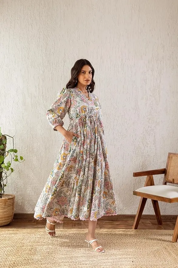 GRECIILOOKS Dress for Women Stylish | One Piece Dress for Women Long | Women Dress | Long Dress for Women | Maxi Dress for Women