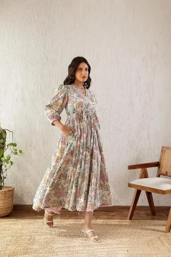 GRECIILOOKS Dress for Women Stylish | One Piece Dress for Women Long | Women Dress | Long Dress for Women | Maxi Dress for Women